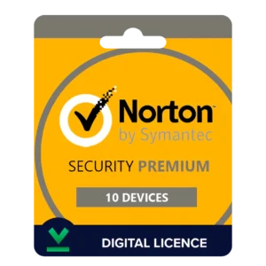 Licencia Norton Security Premium – 10 Dispositivos (3 Años, Key Original)